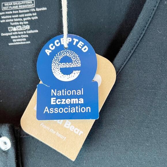 Bellabu Bear Obsidian Black Bamboo Womens‎ Nightgown Size Medium NEW - Picture 10 of 11